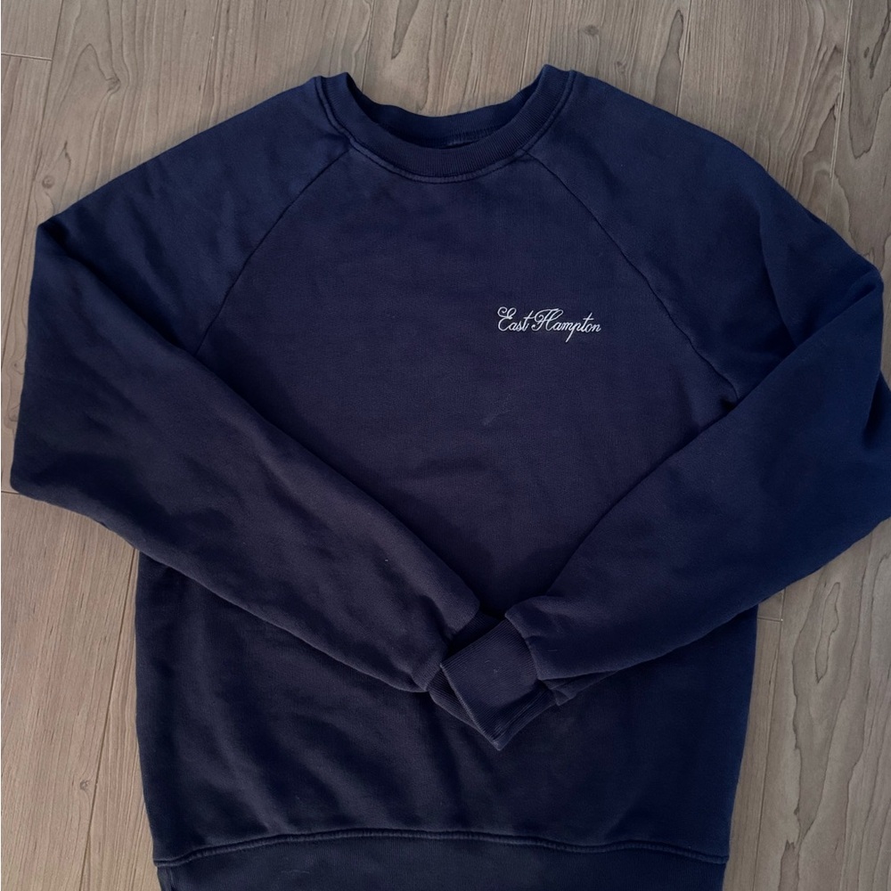 Brandy Melville Navy Blue East Hampton Sweatshirt
